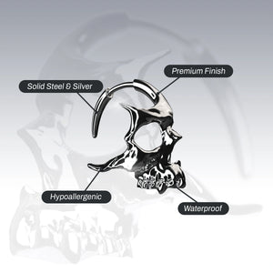 SKULL HOOP EARRINGS