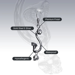 SNAKE SKULL EARRING