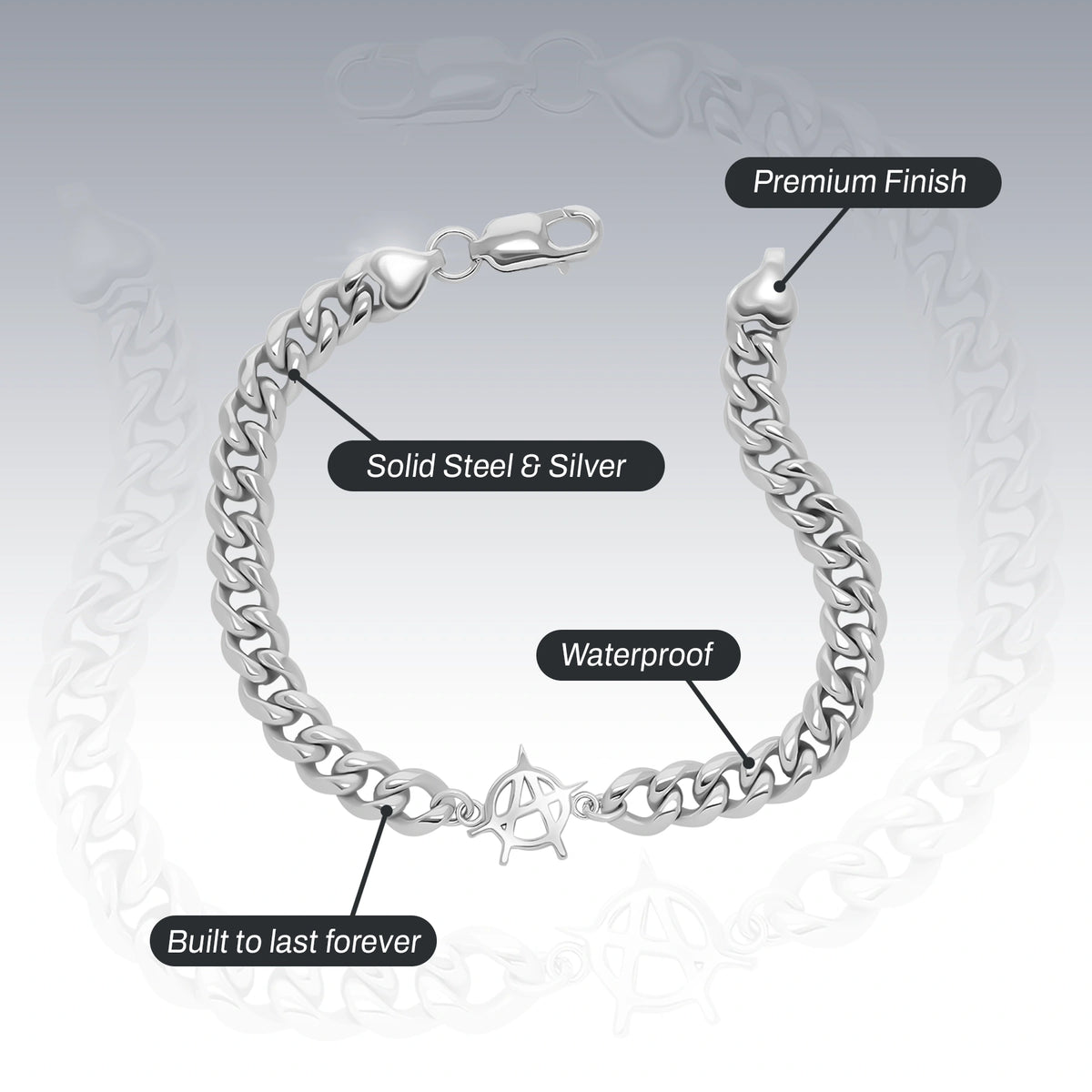 ANARCHY CUBAN BRACELET