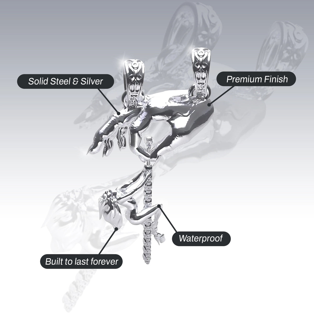 DANCING WITH DEATH PENDANT