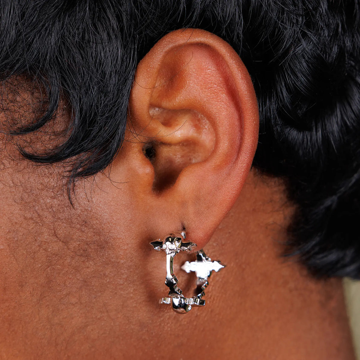 TRIPLE DYT HOOP EARRING - Hard Jewelry™