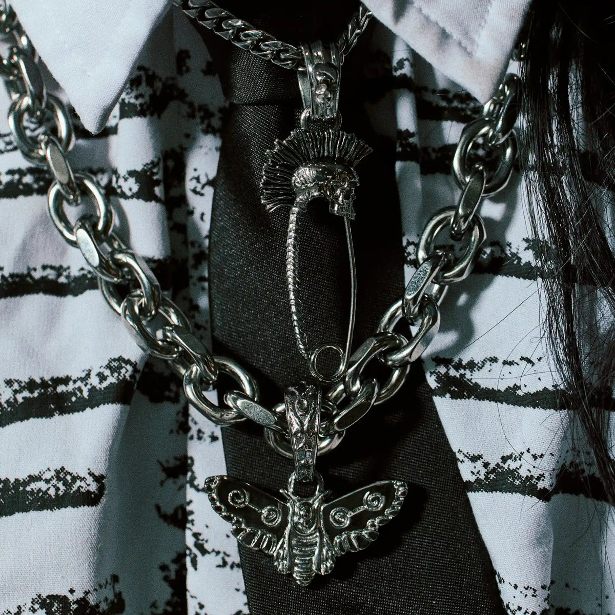 PUNK SAFETY PIN PENDANT - Hard Jewelry™